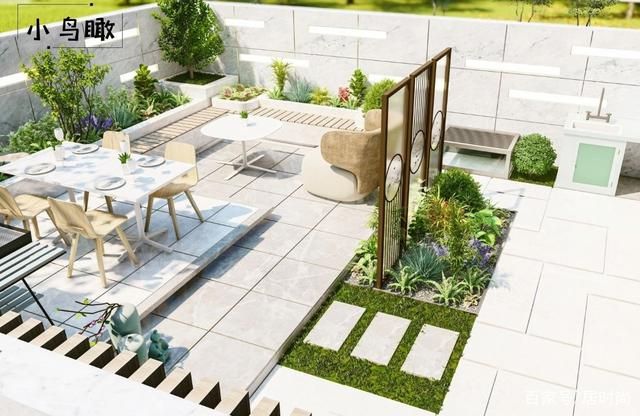 必一运动官网50平米庭院设计效果图大全：打造舒适与美观并存的绿色空间(图2)